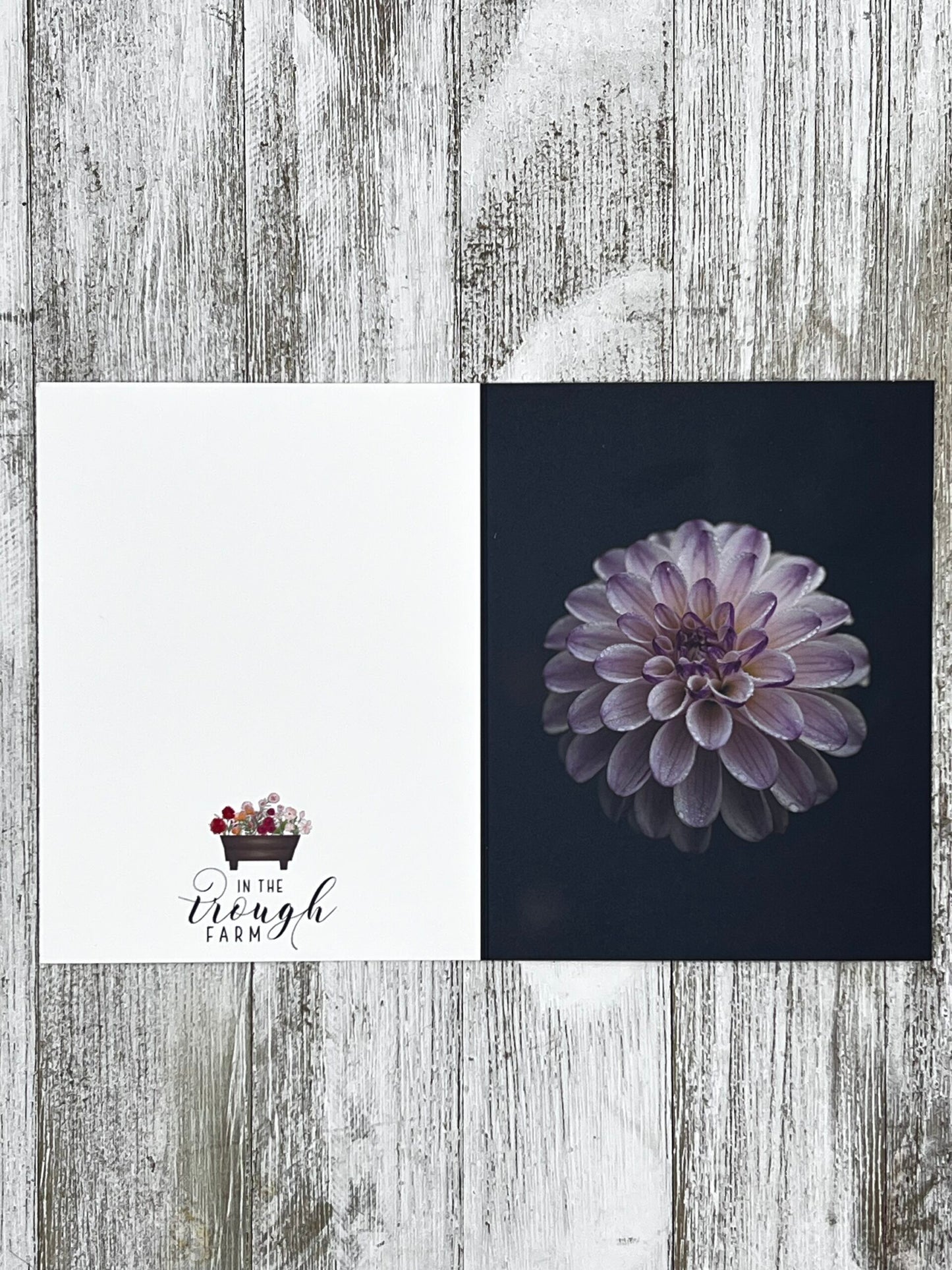 Folded Notecard - Dahlia Genova image 1