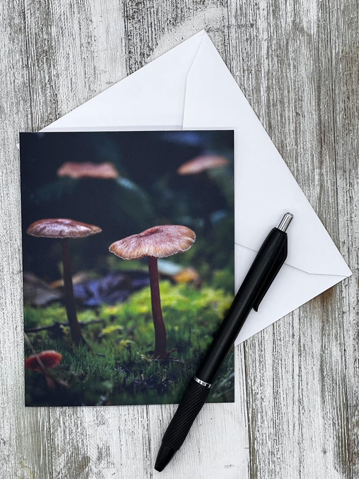 Folded Notecard - Mushrooms image 0